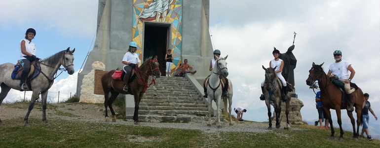 Lezioni in campo di monta nel campo in sabbia